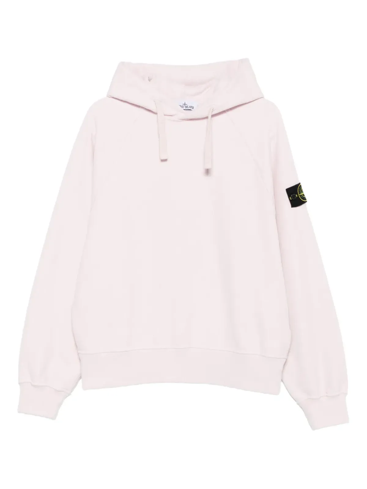 Stone Island ロゴパッチ付きフードセーター - 画像1