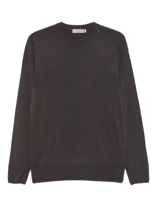 Canali Canali クルーネック ウールセーターの商品画像