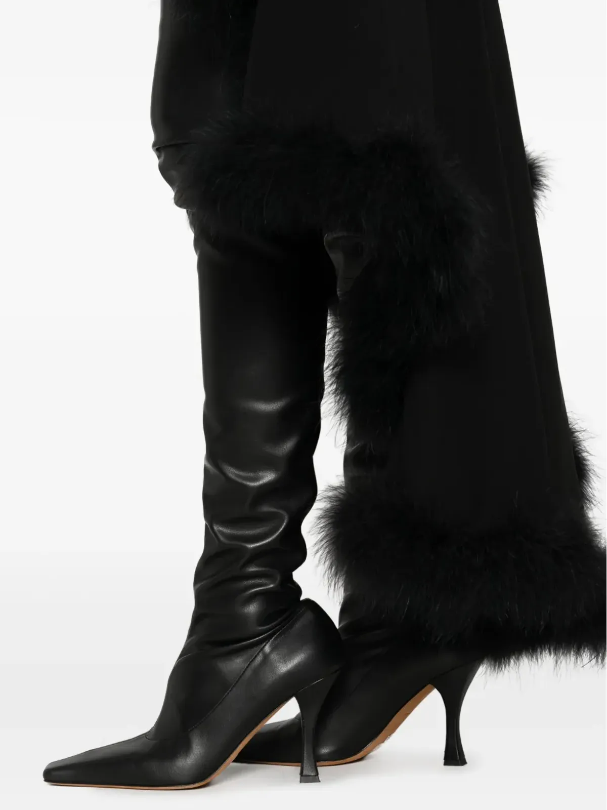 Mugler トリムド アシンメトリック スカート - 画像5