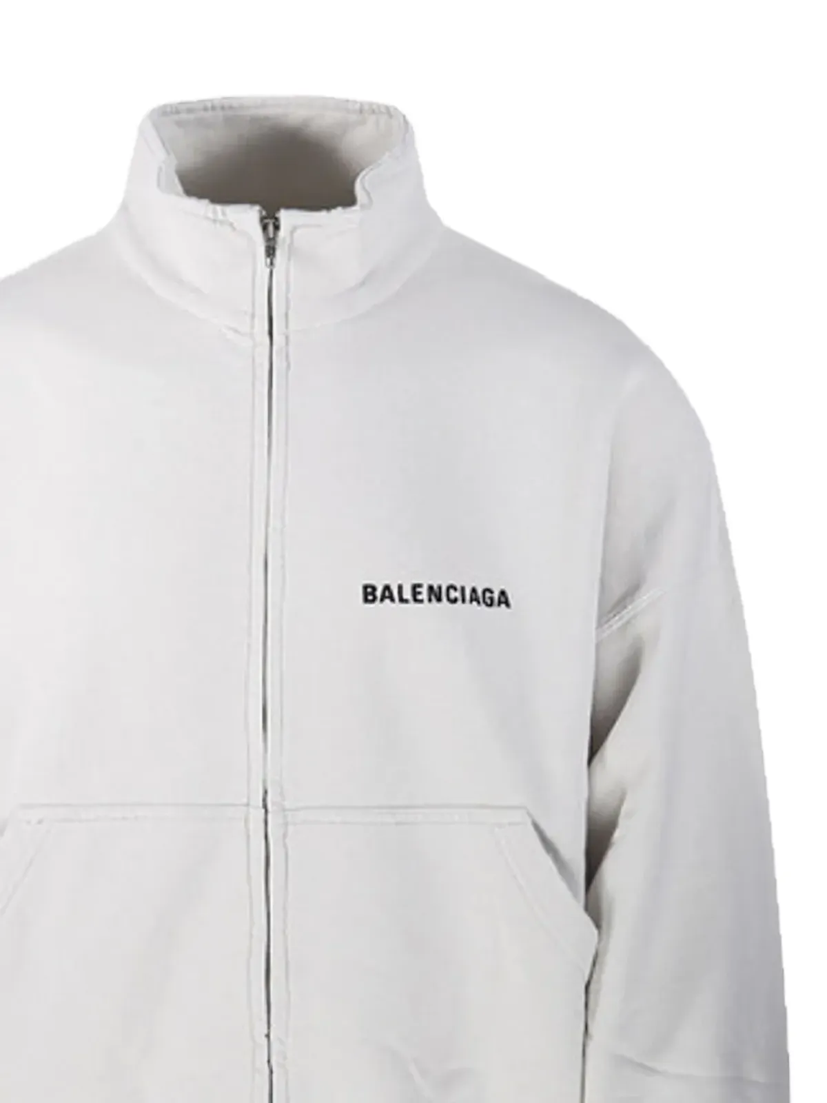 Balenciaga ジップアップ ロゴプリント ジャケット - White - 画像2