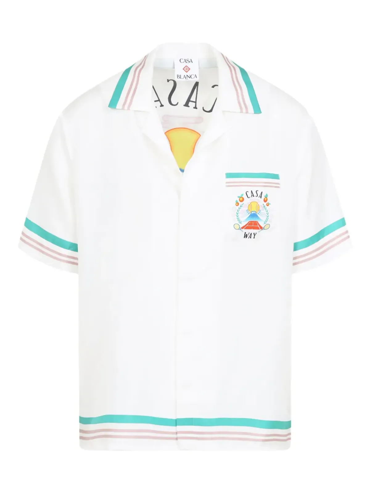 Casablanca Casa Way プリントシルクシャツ - 画像5
