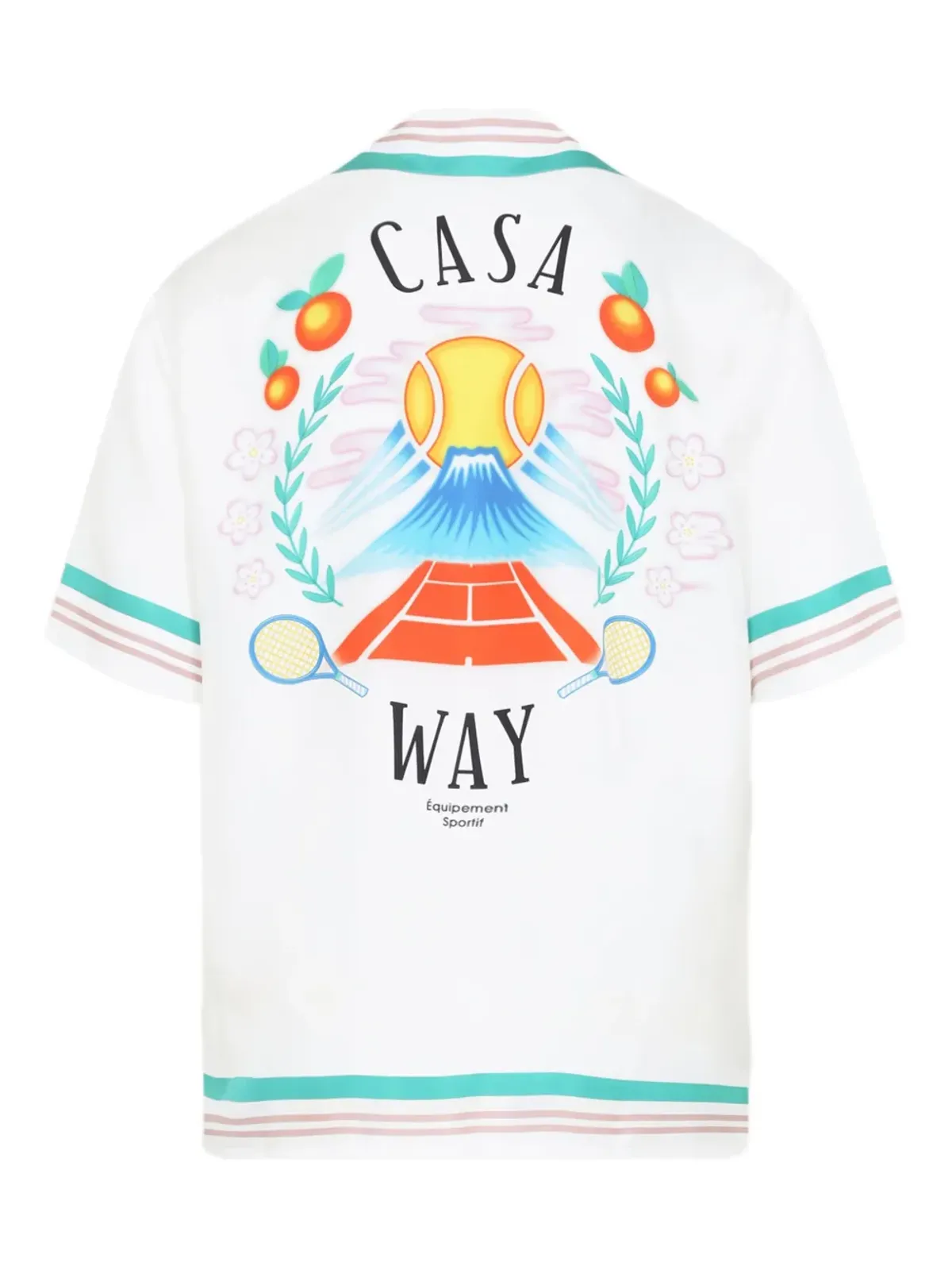 Casablanca Casa Way プリントシルクシャツ - 画像2