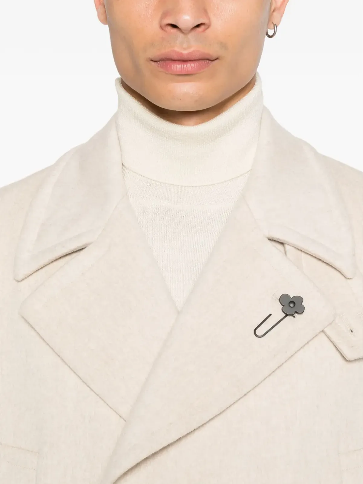 Lardini ダブルブレストコート - 画像5