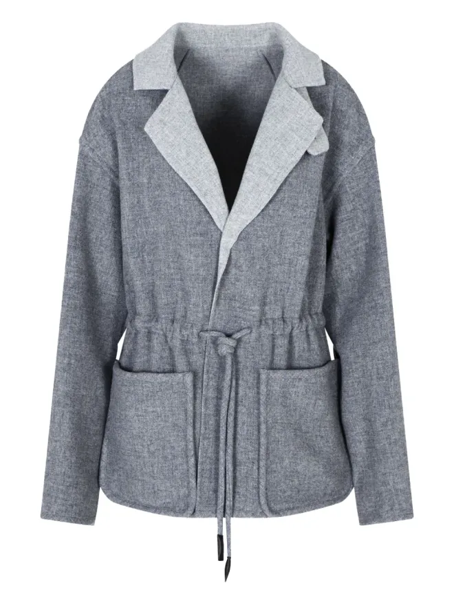 Giorgio Armani Giorgio Armani ドローストリングジャケット - グレーの商品画像