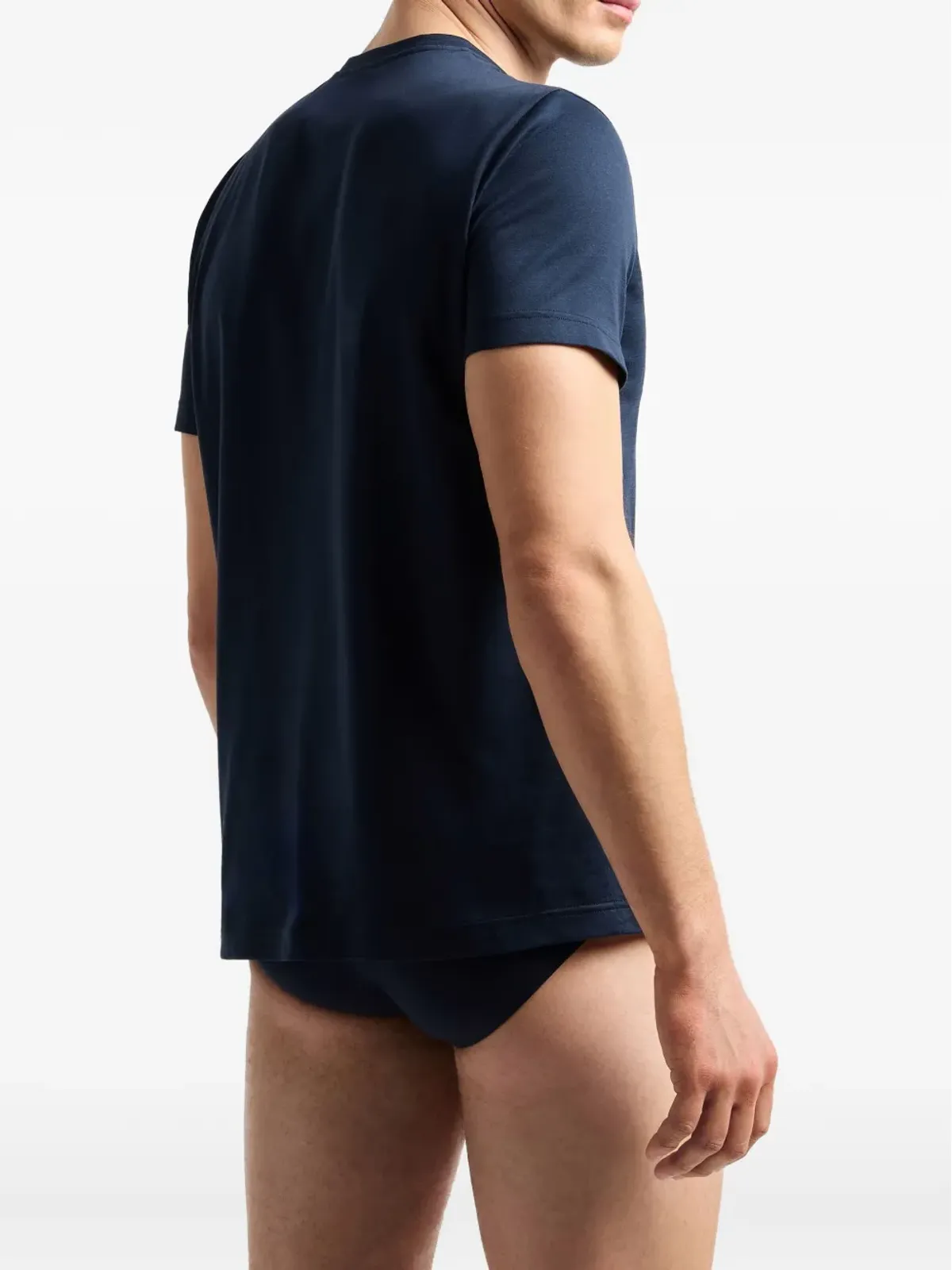Giorgio Armani 刺繍ロゴ コットンTシャツ - 画像3
