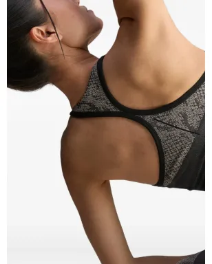 adidas by Stella McCartney スネークスキン柄スポーツブラ - ブラック - サムネイル4