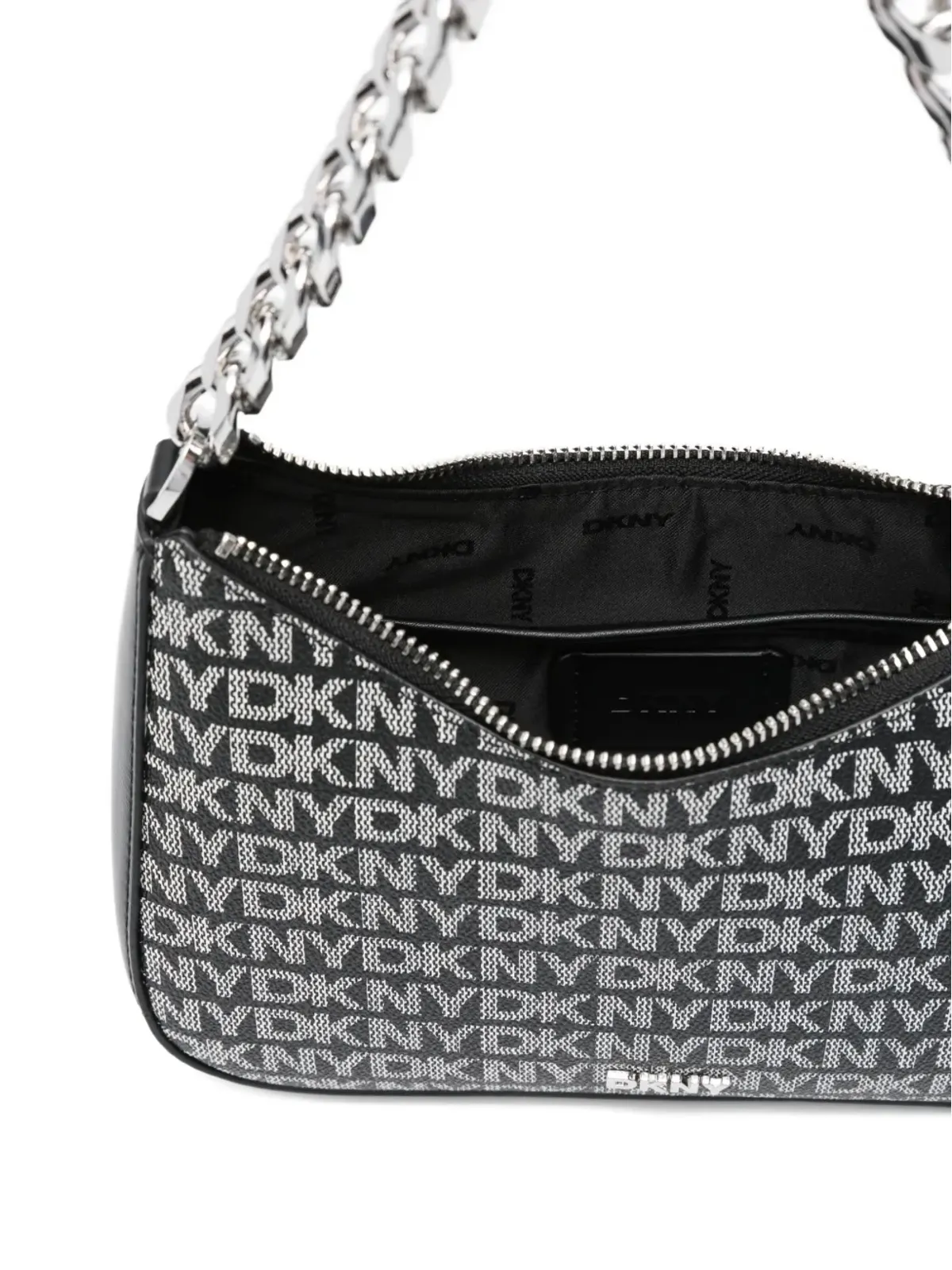 DKNY 小さな Jenna ロゴプレート チェーン クロスボディバッグ - 画像5