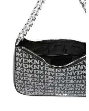 DKNY 小さな Jenna ロゴプレート チェーン クロスボディバッグ - サムネイル5