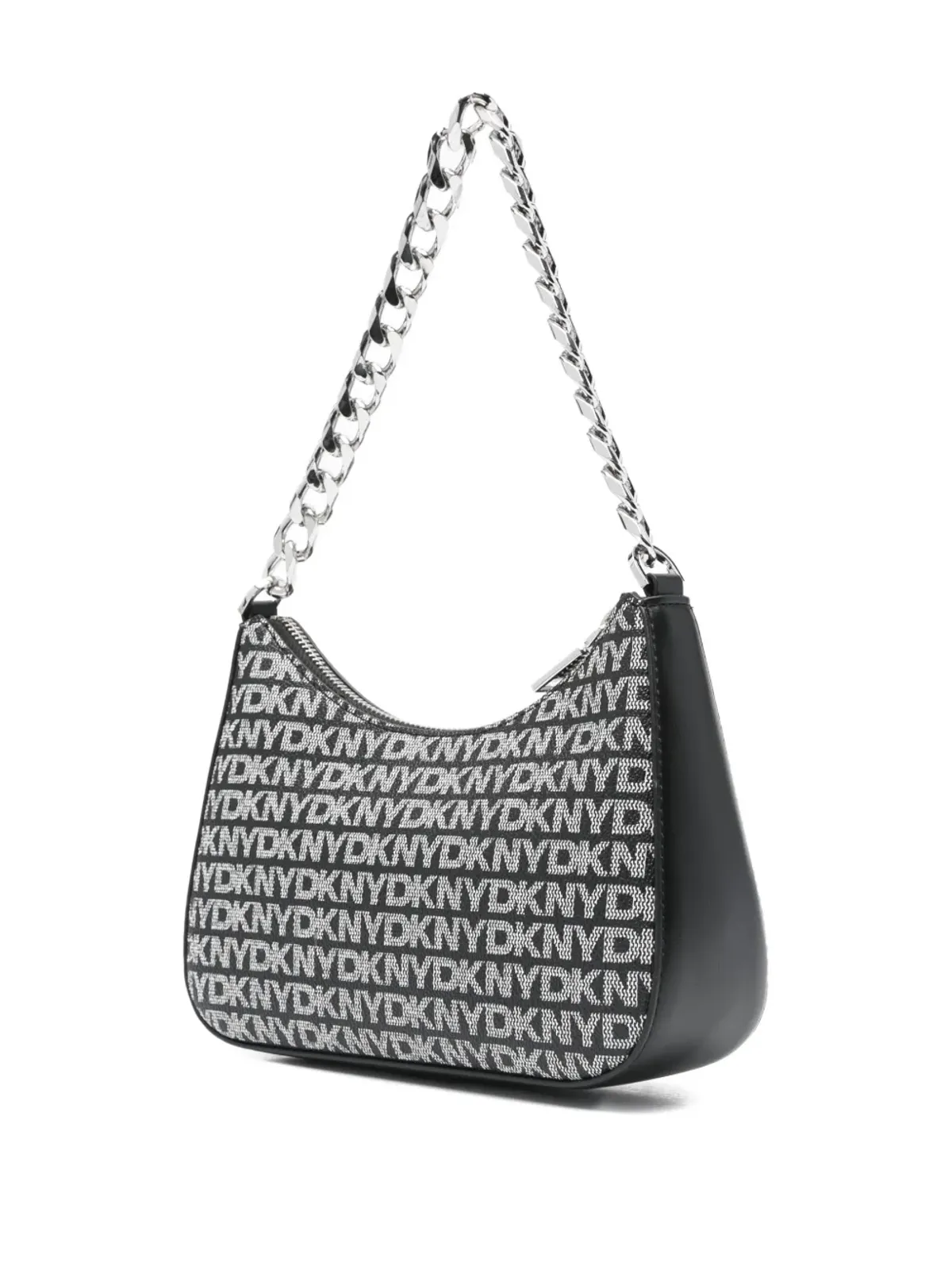 DKNY 小さな Jenna ロゴプレート チェーン クロスボディバッグ - 画像3