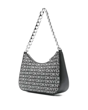 DKNY 小さな Jenna ロゴプレート チェーン クロスボディバッグ - サムネイル3