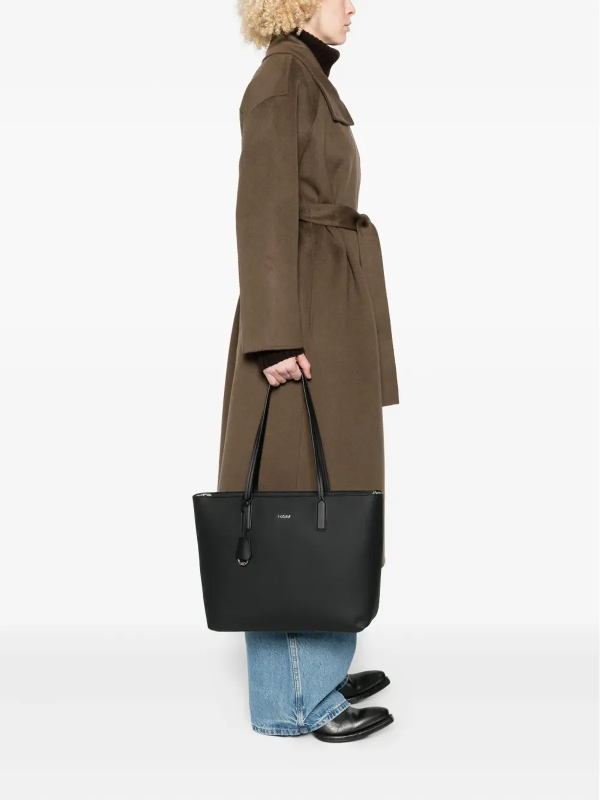 DKNY ジップトップ トートバッグ - 画像2