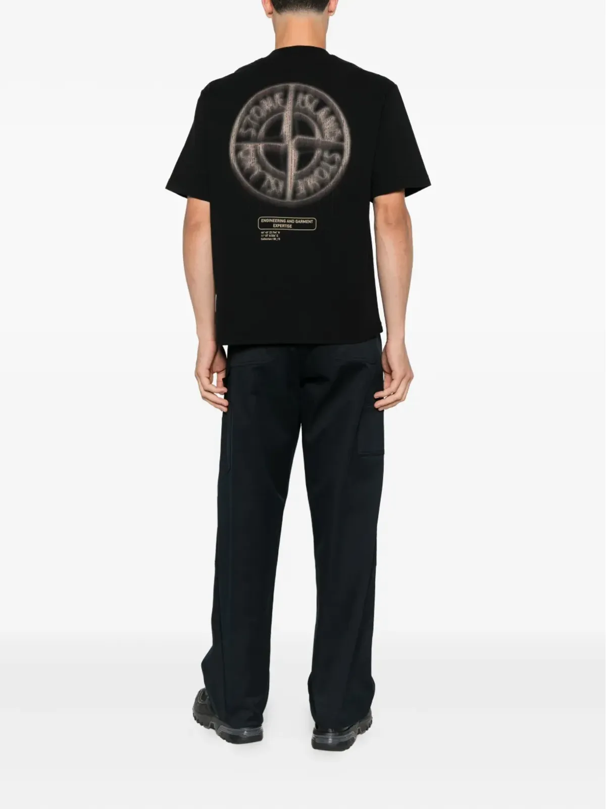 Stone Island ロゴ刺繍コットンTシャツ - 画像2