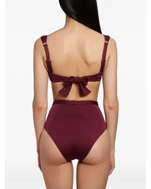 Noire Swimwear ベルト付きハイウェスト水着 - サムネイル5
