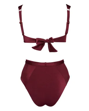Noire Swimwear ベルト付きハイウェスト水着 - サムネイル2