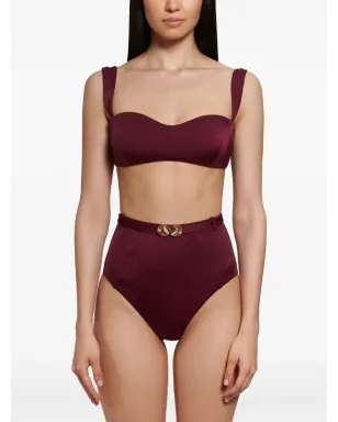 Noire Swimwear ベルト付きハイウェスト水着 - サムネイル3