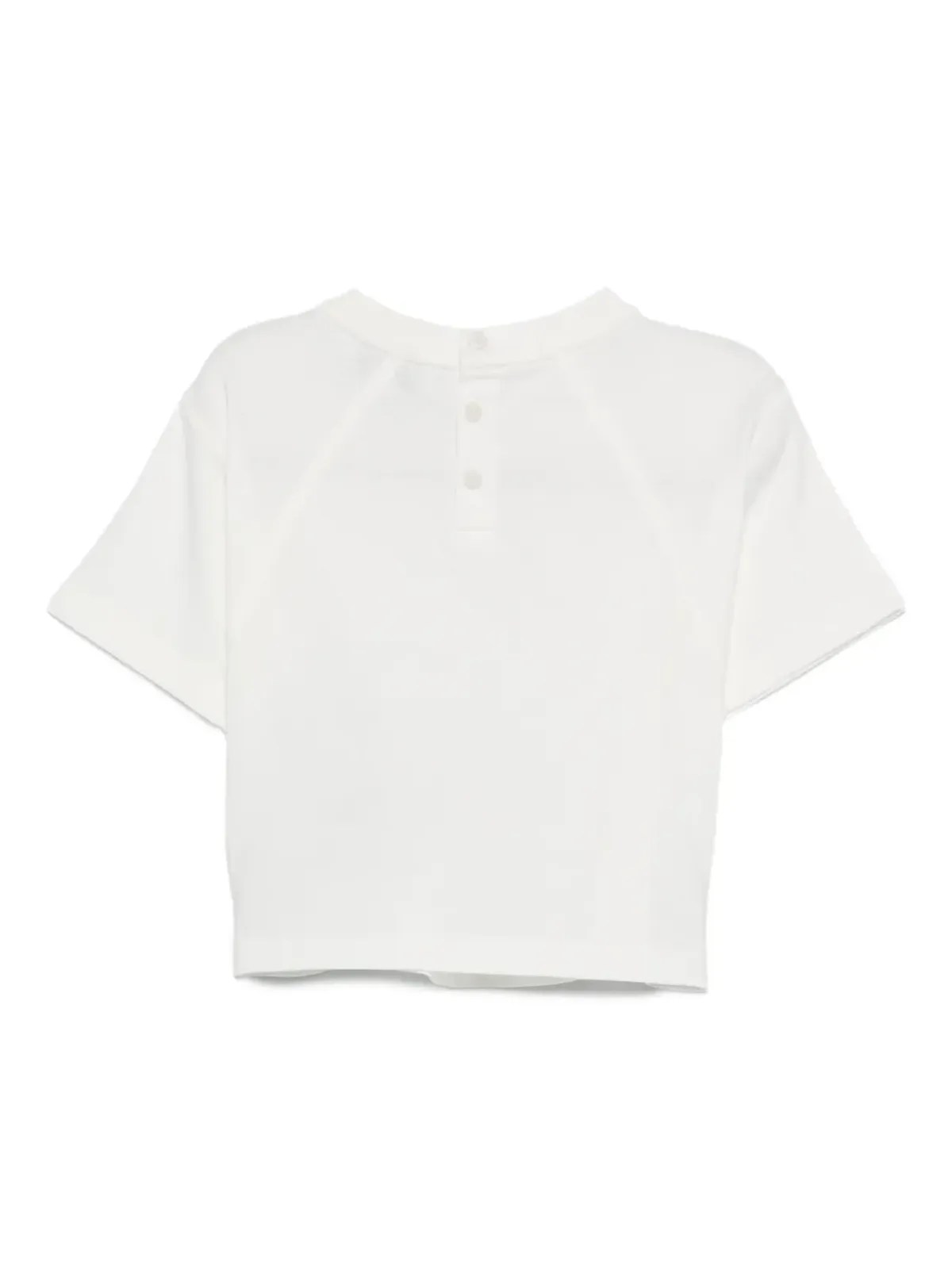 Emporio Armani Kids ロゴディテール コットン Tシャツ - 画像2