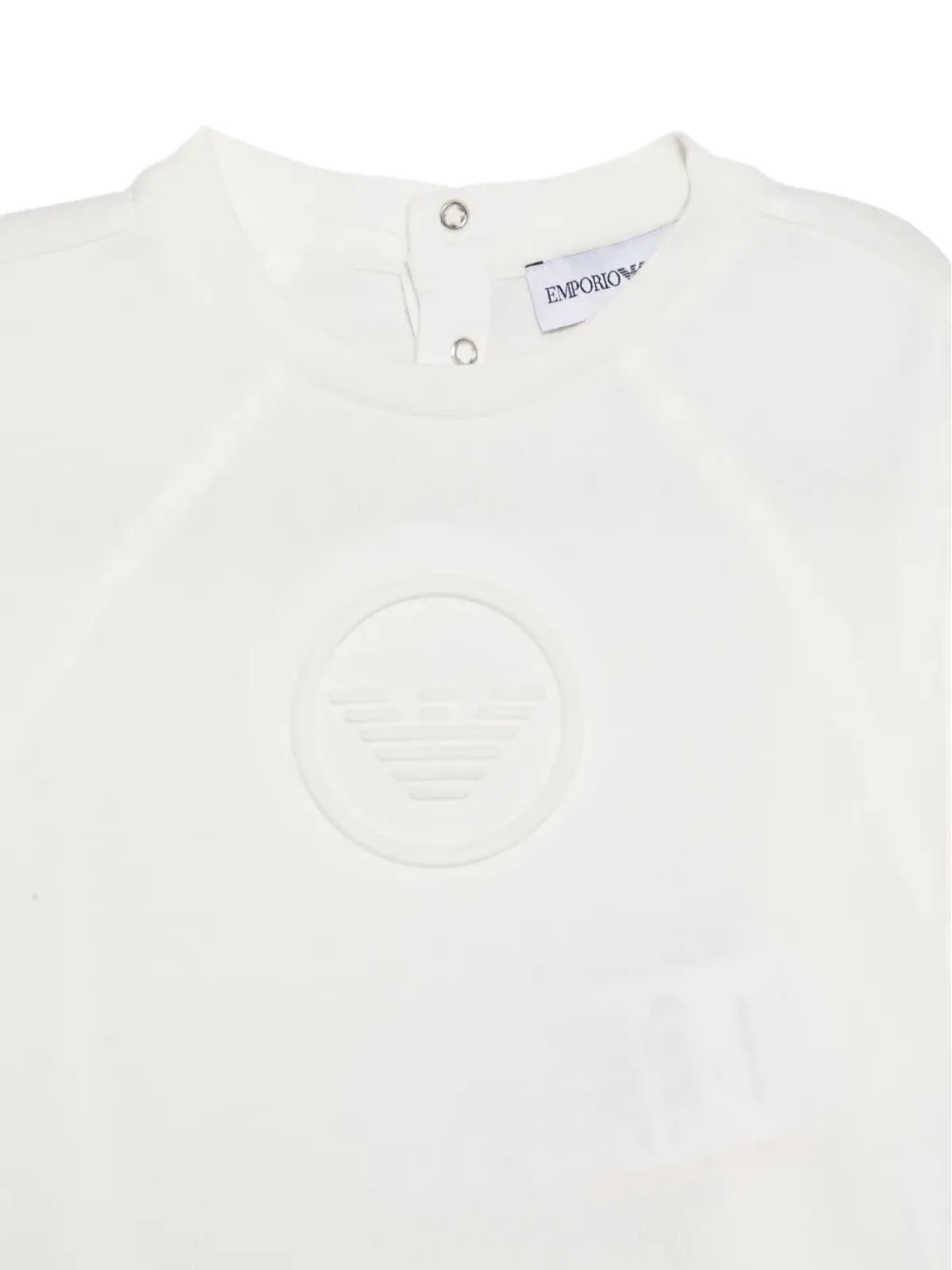 Emporio Armani Kids ロゴディテール コットン Tシャツ - 画像3