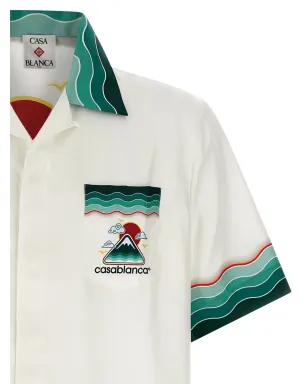 Casablanca Montagne Ondulée シルクシャツ - サムネイル3