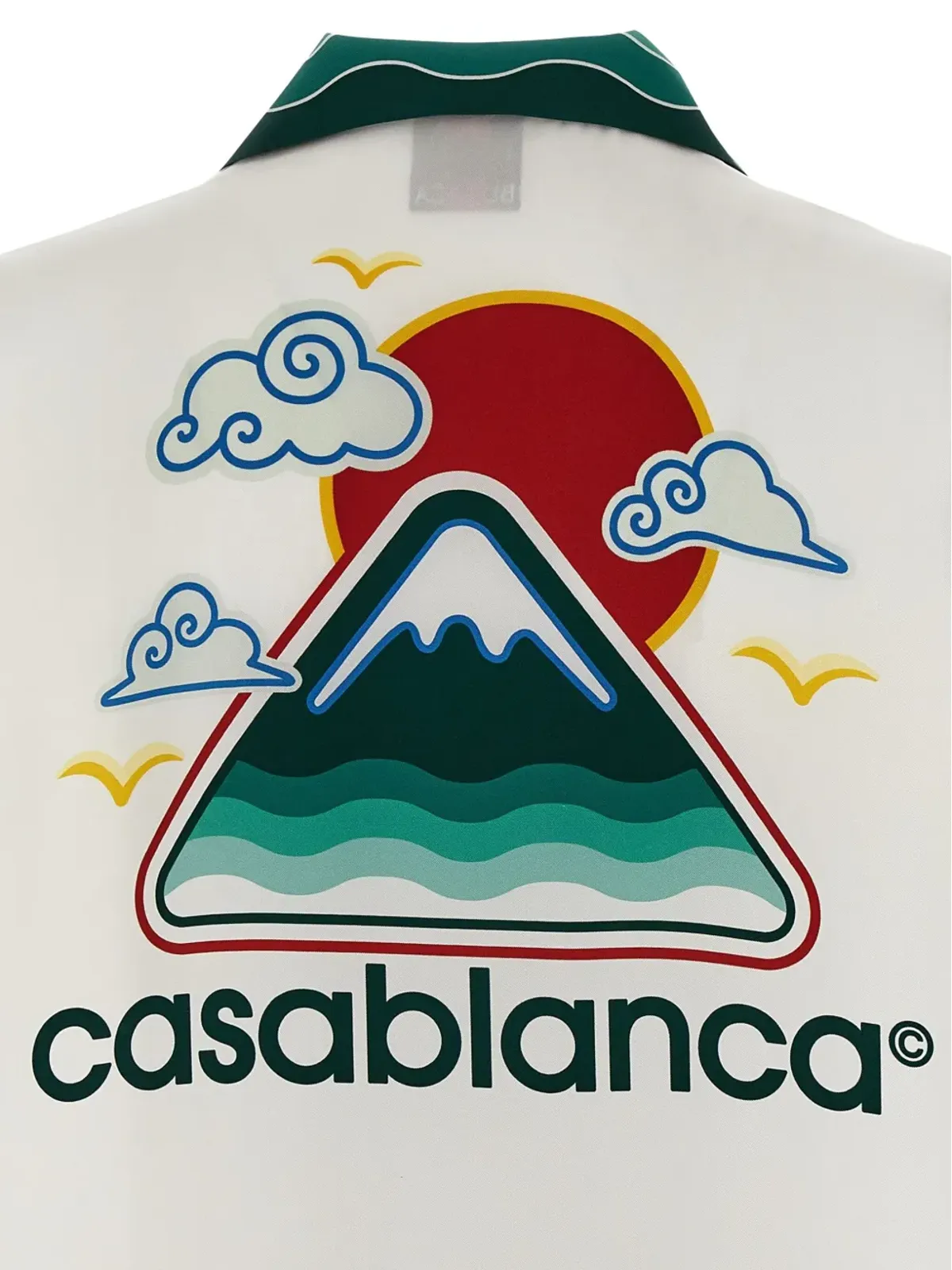 Casablanca Montagne Ondulée シルクシャツ - 画像4