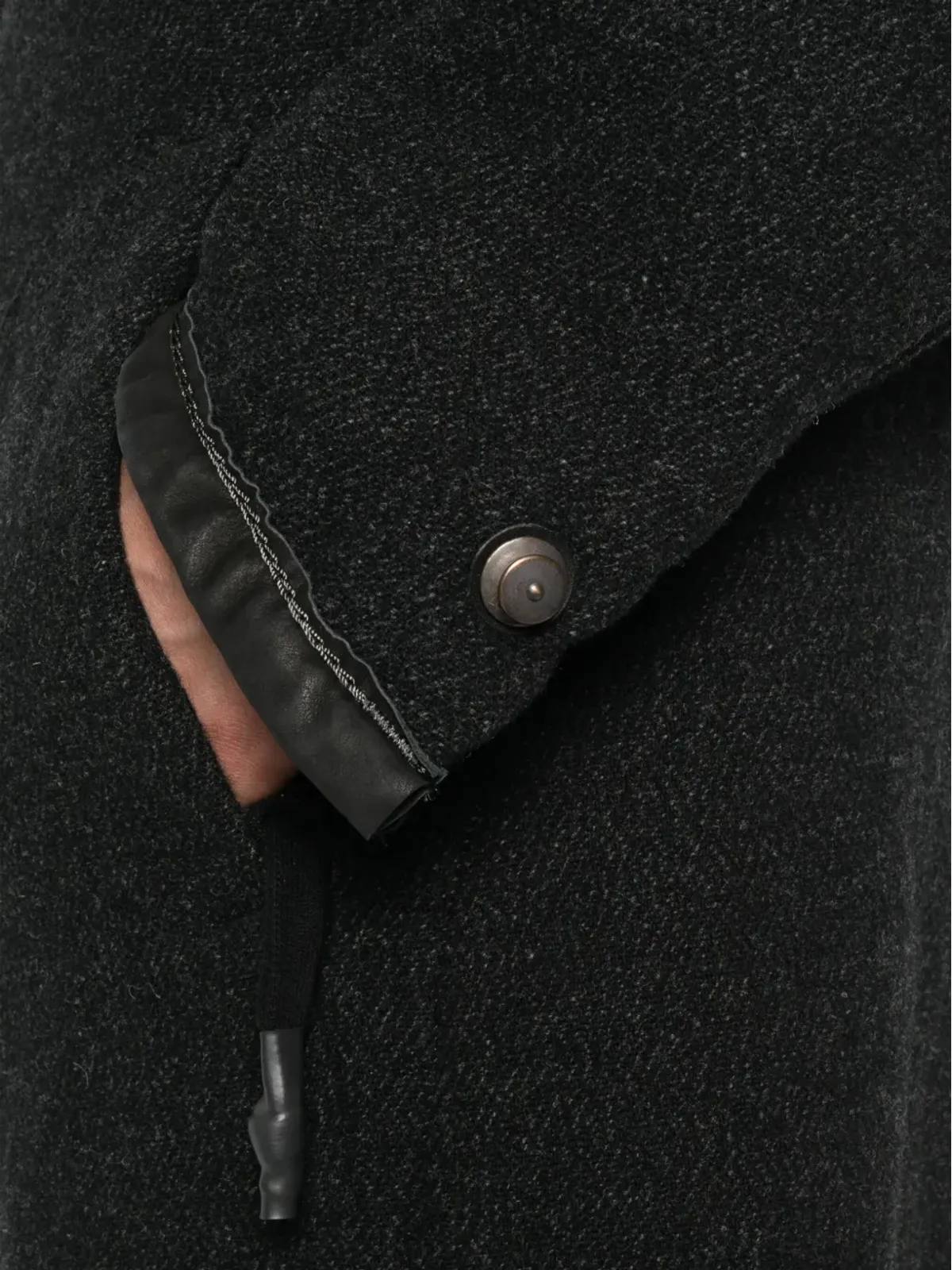 69 ハイネックジップフロントコート - 画像5