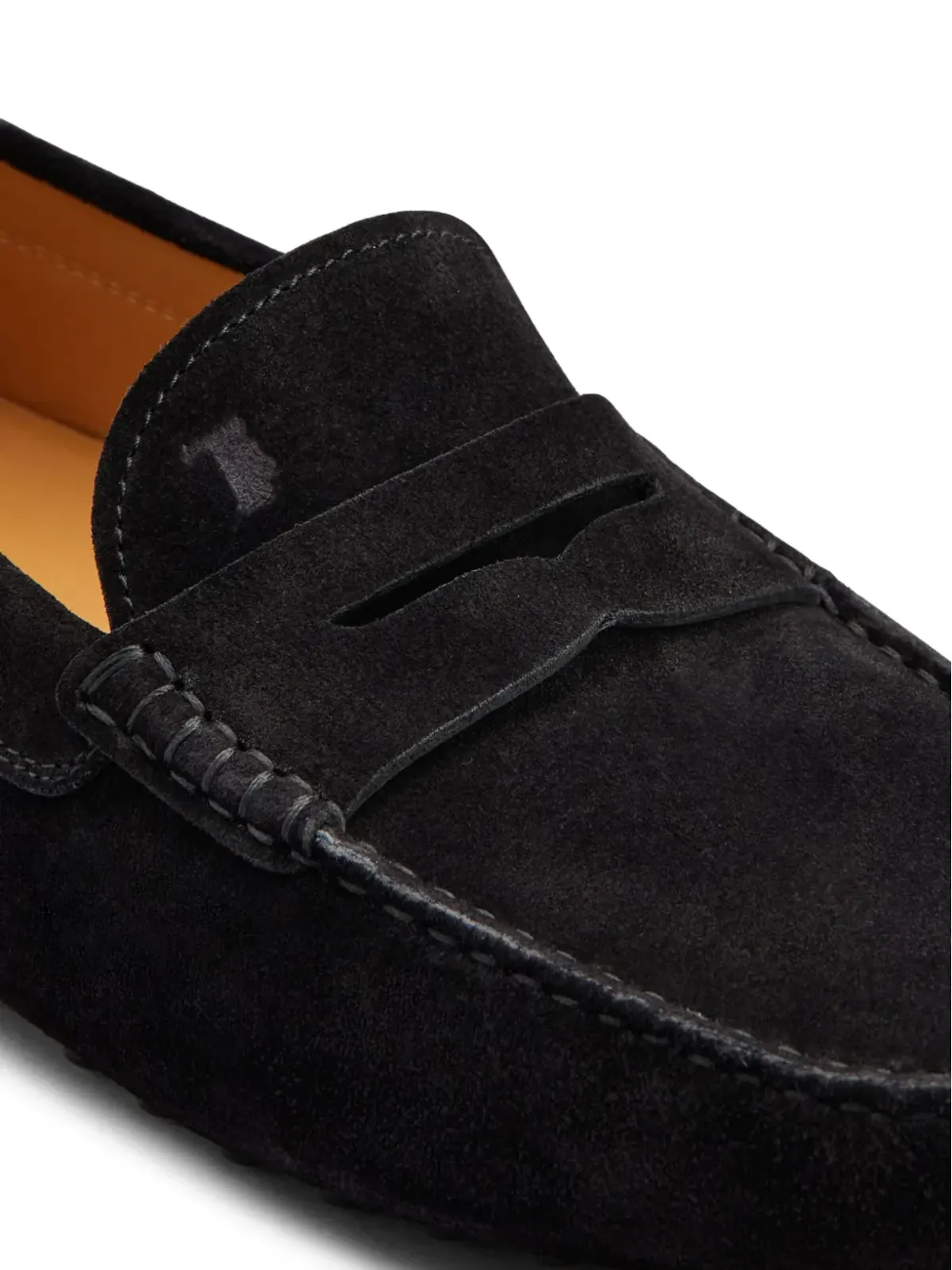 Tod's ペブルディテール スエード ローファー - ブラック - 画像5