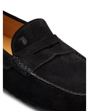 Tod's ペブルディテール スエード ローファー - ブラック - サムネイル5