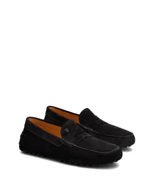Tod's ペブルディテール スエード ローファー - ブラック - サムネイル2