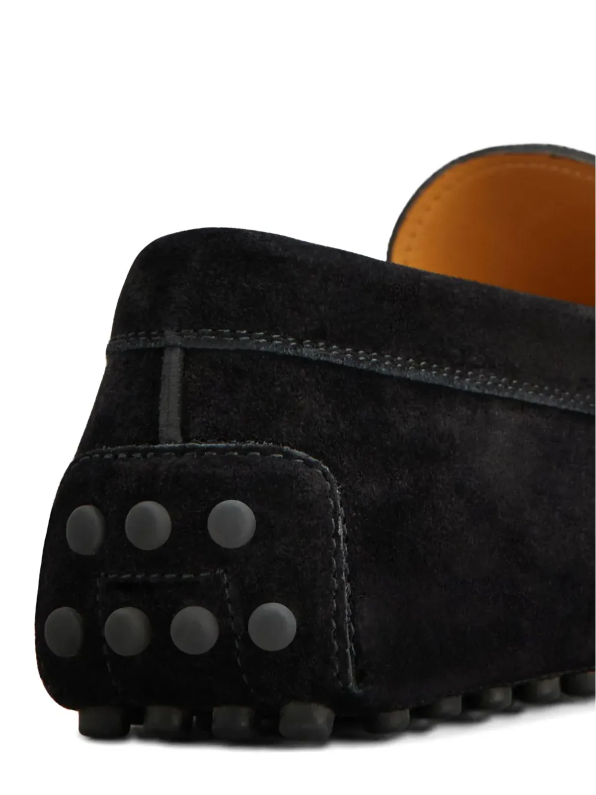 Tod's ペブルディテール スエード ローファー - ブラック - 画像4