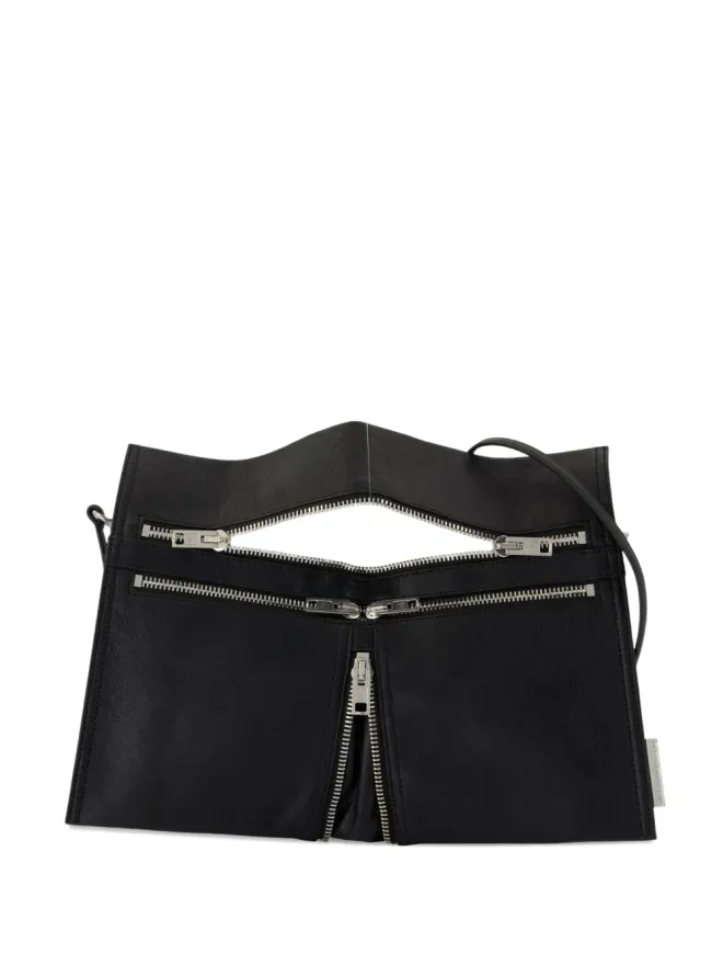 Alexander Wang Alexander Wang Geoレザー ZIPディテール トートバッグ（ミディアム） - ブラックの商品画像