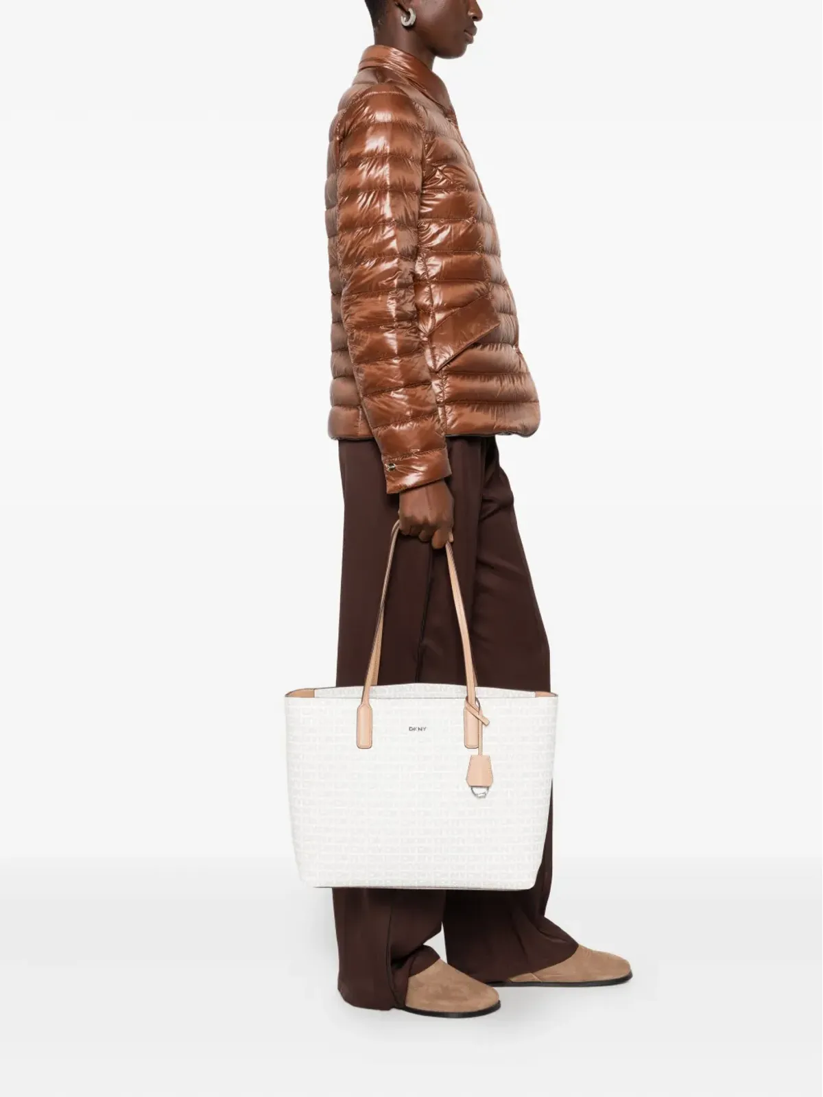 DKNY ロゴ柄トートバッグ - 画像2