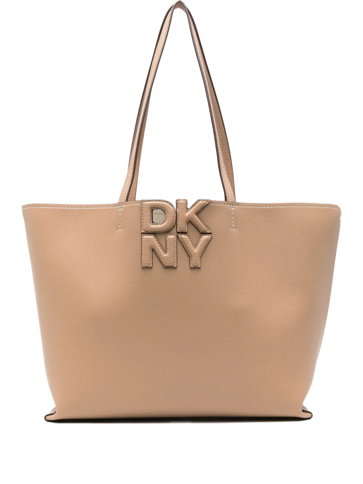 DKNY ロゴプレート付き トートバッグ - 画像1