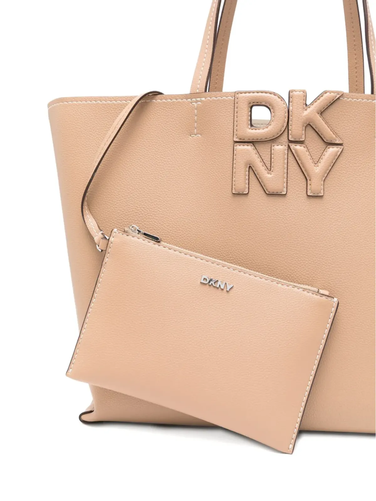 DKNY ロゴプレート付き トートバッグ - 画像4