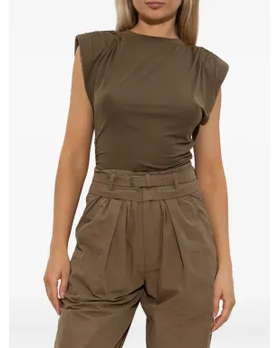MARANT ÉTOILE ギャザー入りショルダーTシャツ - サムネイル3