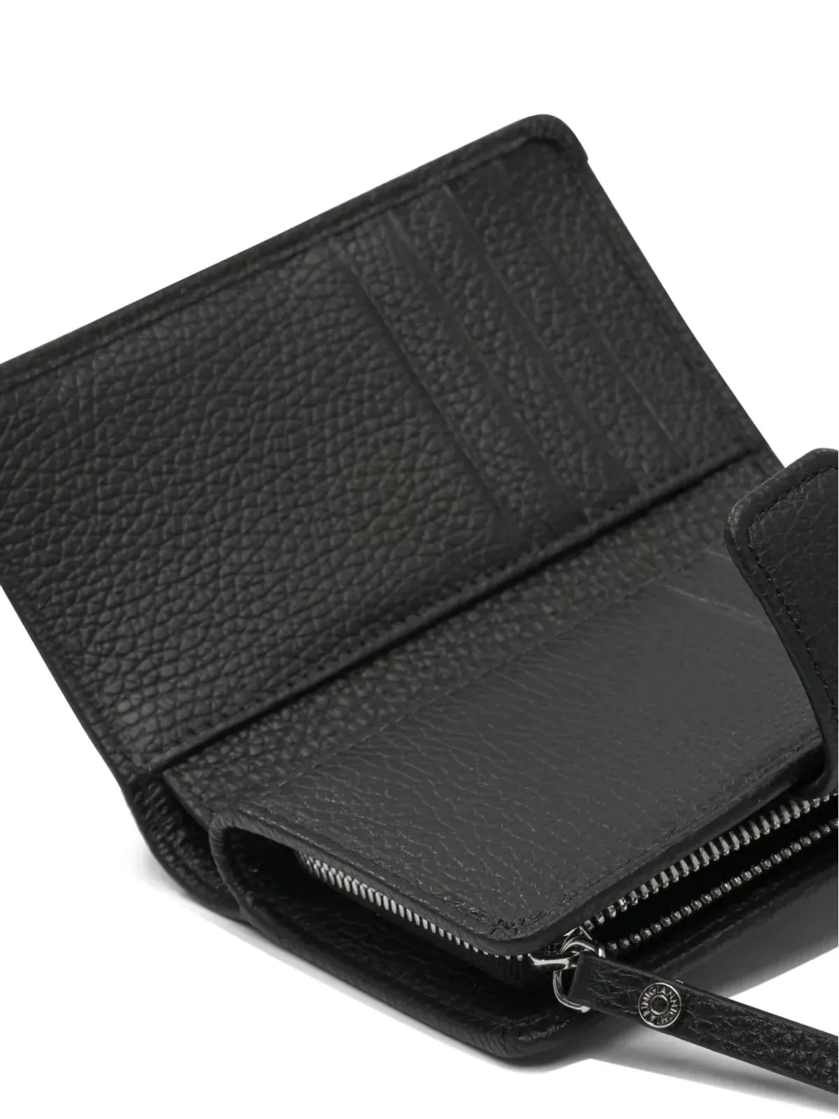 GIANNI CHIARINI レザー ジップファスナー ウォレット - ブラック - 画像3