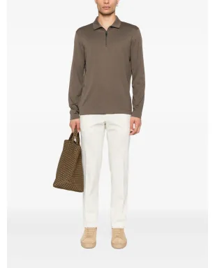 Canali ジップネック長袖セーター - サムネイル2