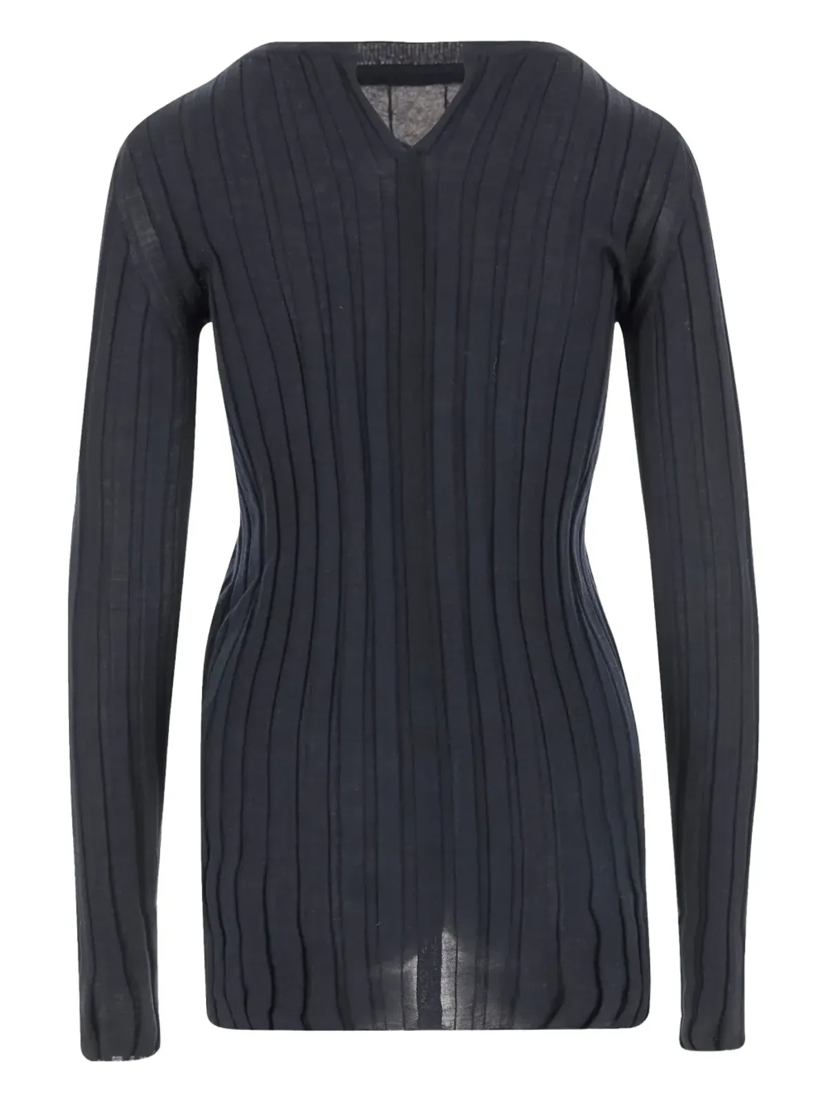 Carven リブ編み クルーネックセーター - 画像2