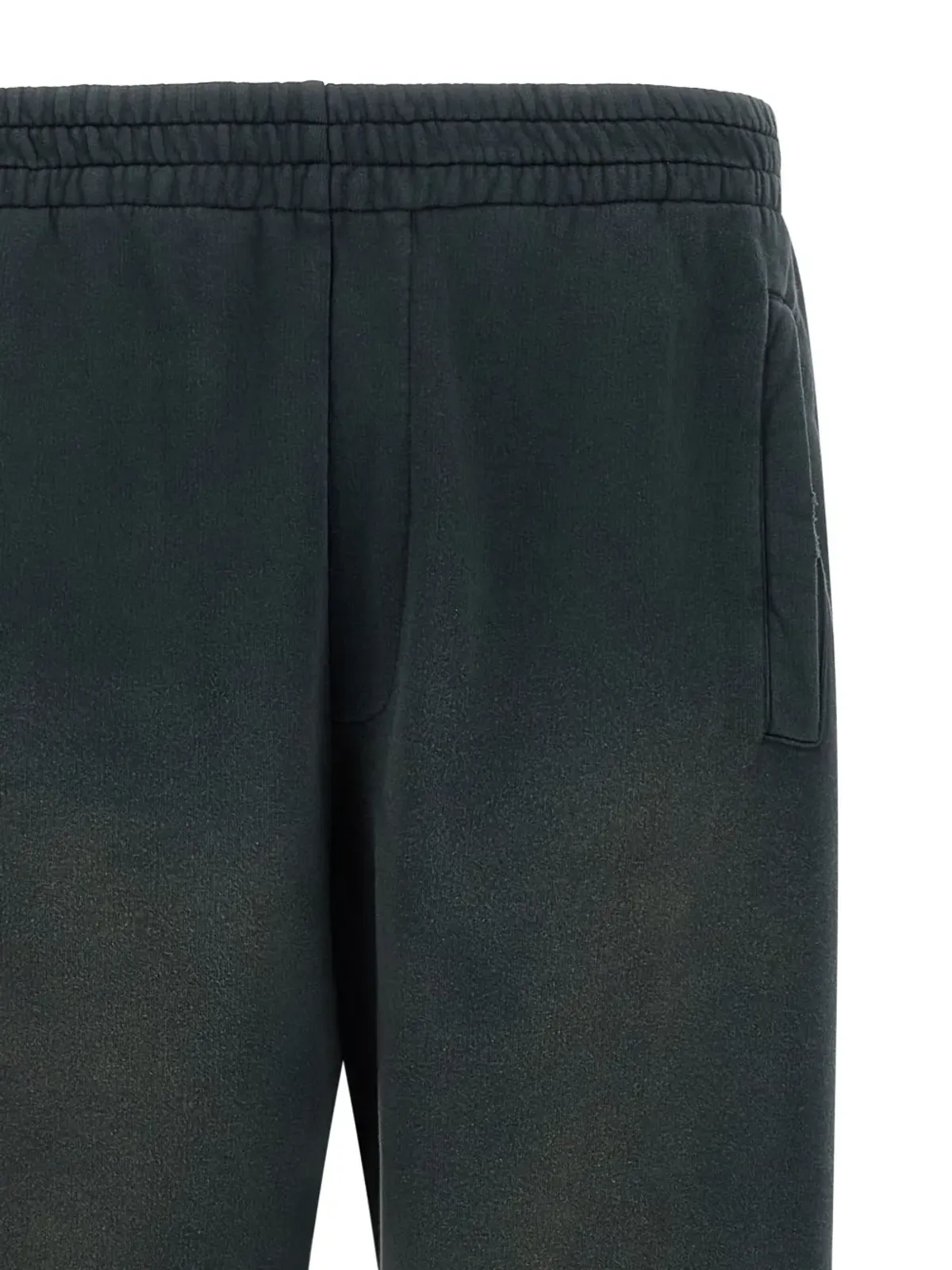 Golden Goose ブラッシュドコットン・トラックパンツ ブラック - 画像4