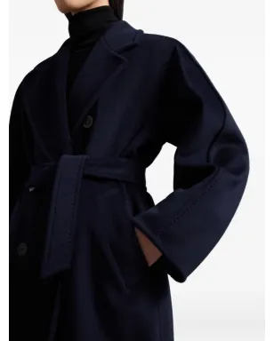 Max Mara マダム101801 ダブルブレスト ボタン付きコート - サムネイル5