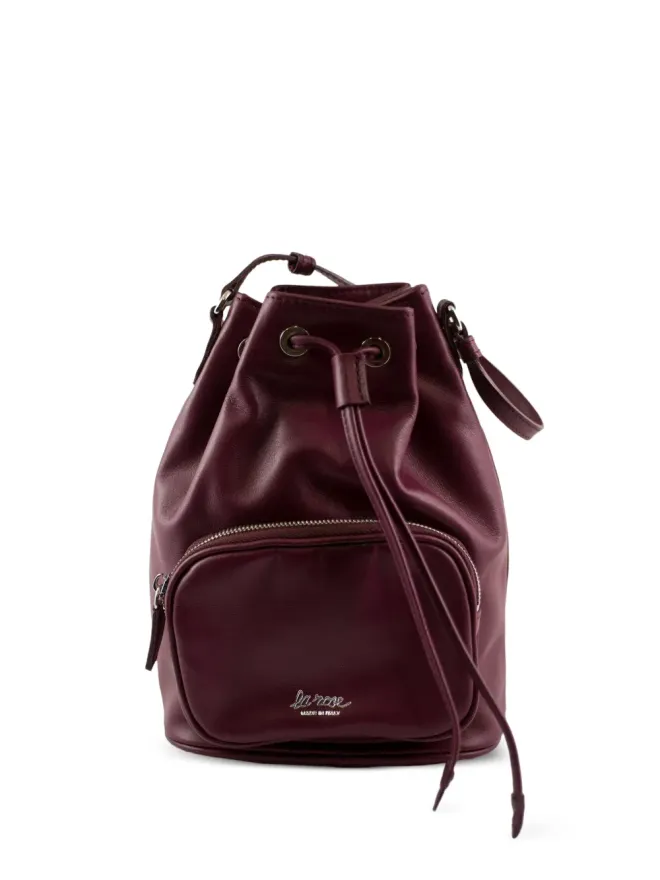 LA ROSE LA ROSE ドローストリングジップバケットバッグの商品画像