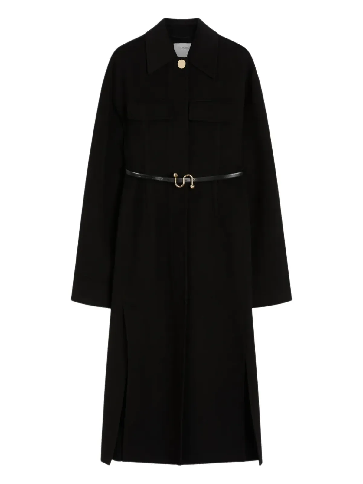 Sportmax ベルト付きクラシックカラーコート - 画像1