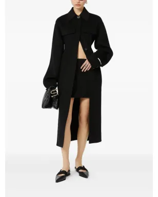 Sportmax ベルト付きクラシックカラーコート - サムネイル3