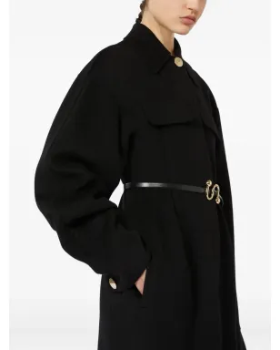 Sportmax ベルト付きクラシックカラーコート - サムネイル4
