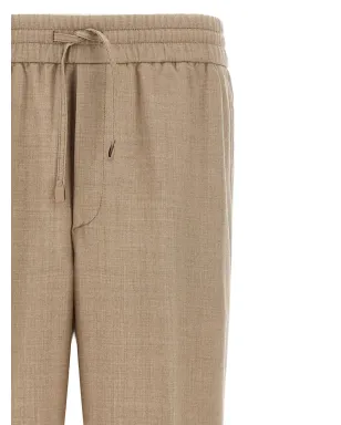 Brioni ドローコード付きウエストバンド ウールパンツ - サムネイル4