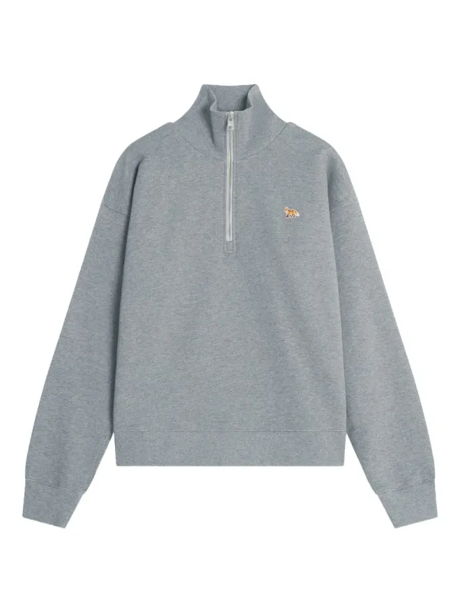 Maison Kitsuné Maison Kitsuné 刺繍入りハーフジップスウェットシャツの商品画像