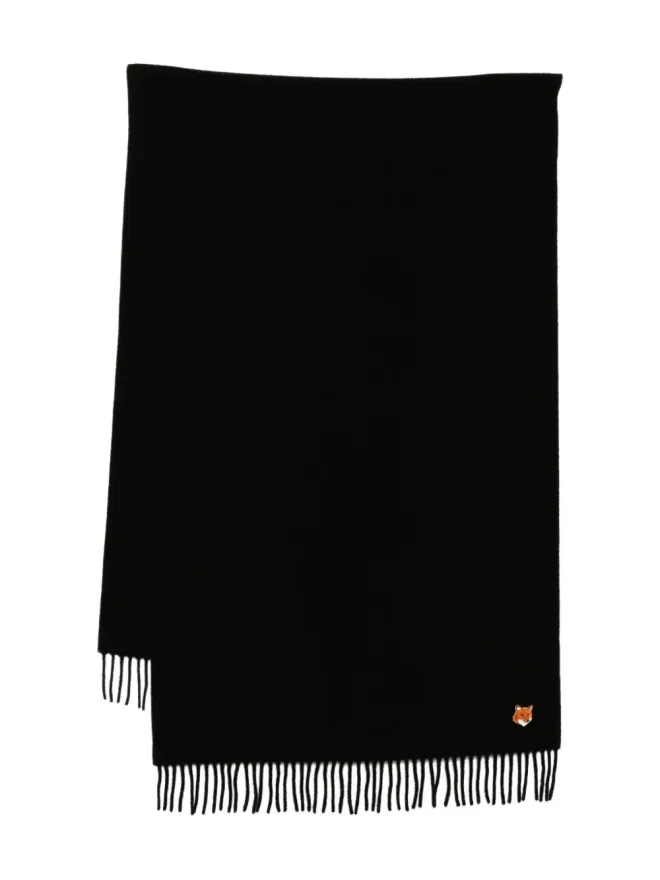 Maison Kitsuné Maison Kitsuné ロゴ刺繍スカーフの商品画像