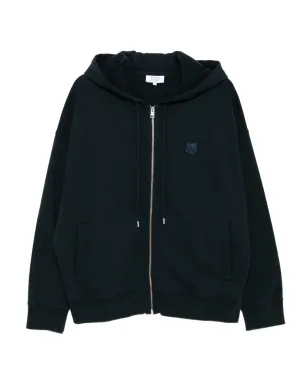Maison Kitsuné ボールドフォックスヘッドパッチジップフーディ（ブルー） - サムネイル1