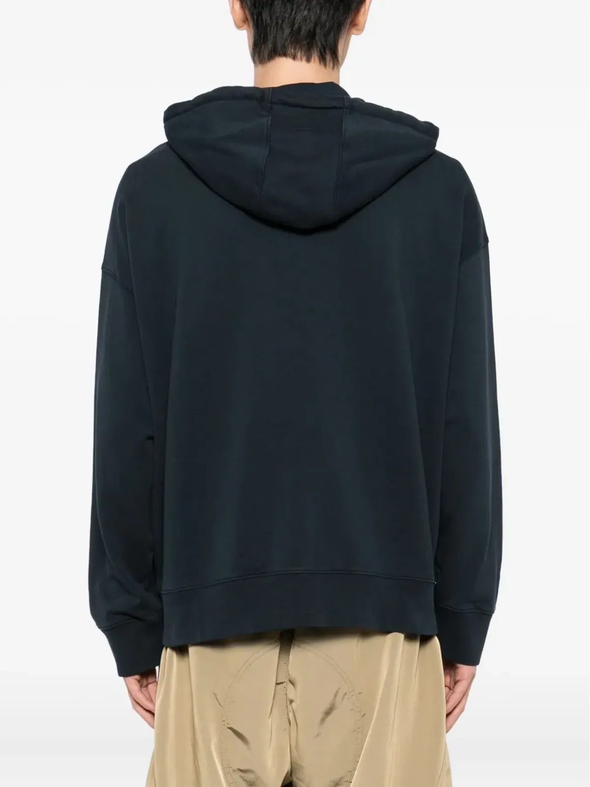 Maison Kitsuné ボールドフォックスヘッドパッチジップフーディ（ブルー） - 画像4