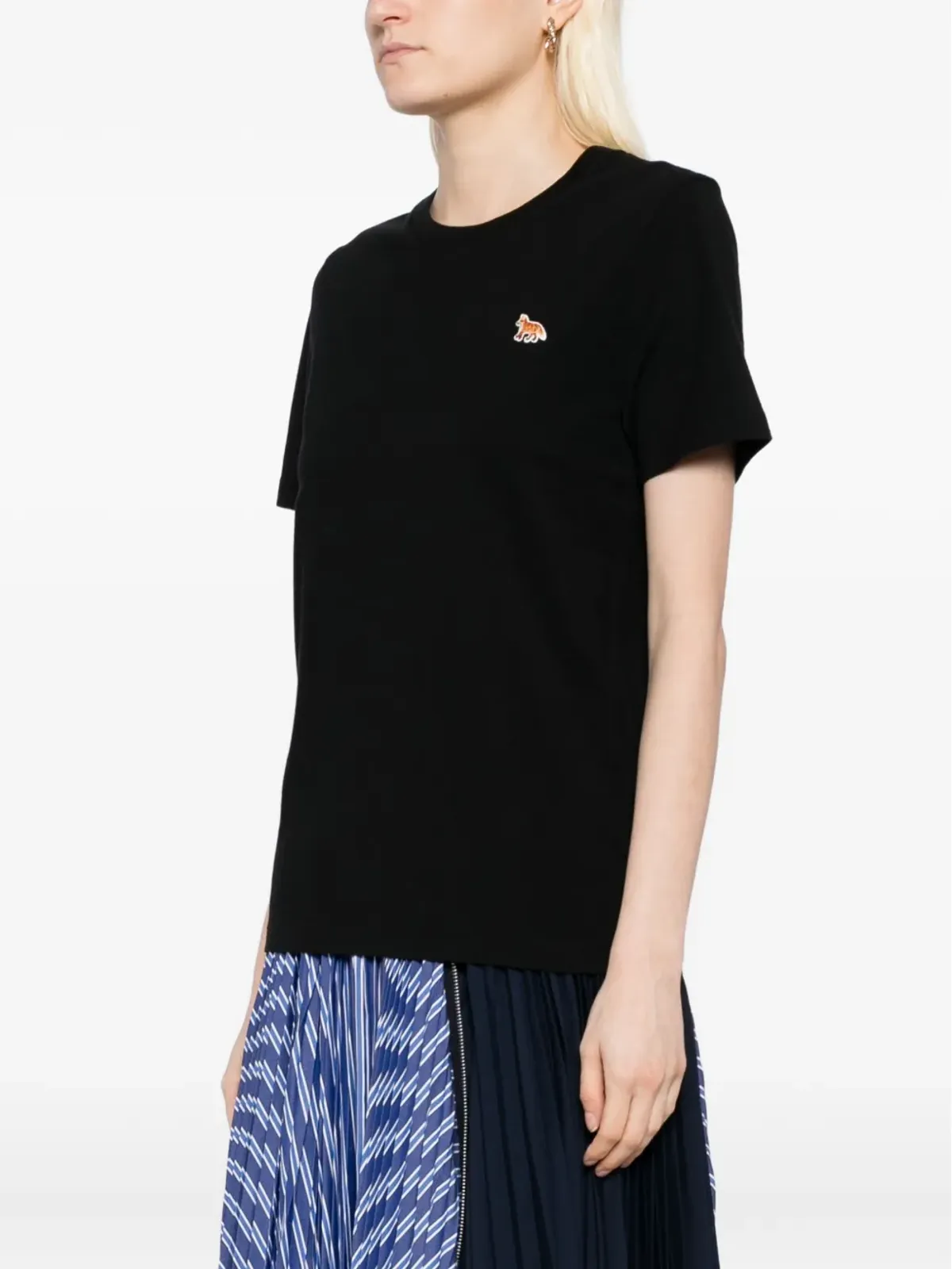 Maison Kitsuné 刺繍ロゴ入りTシャツ - 画像3