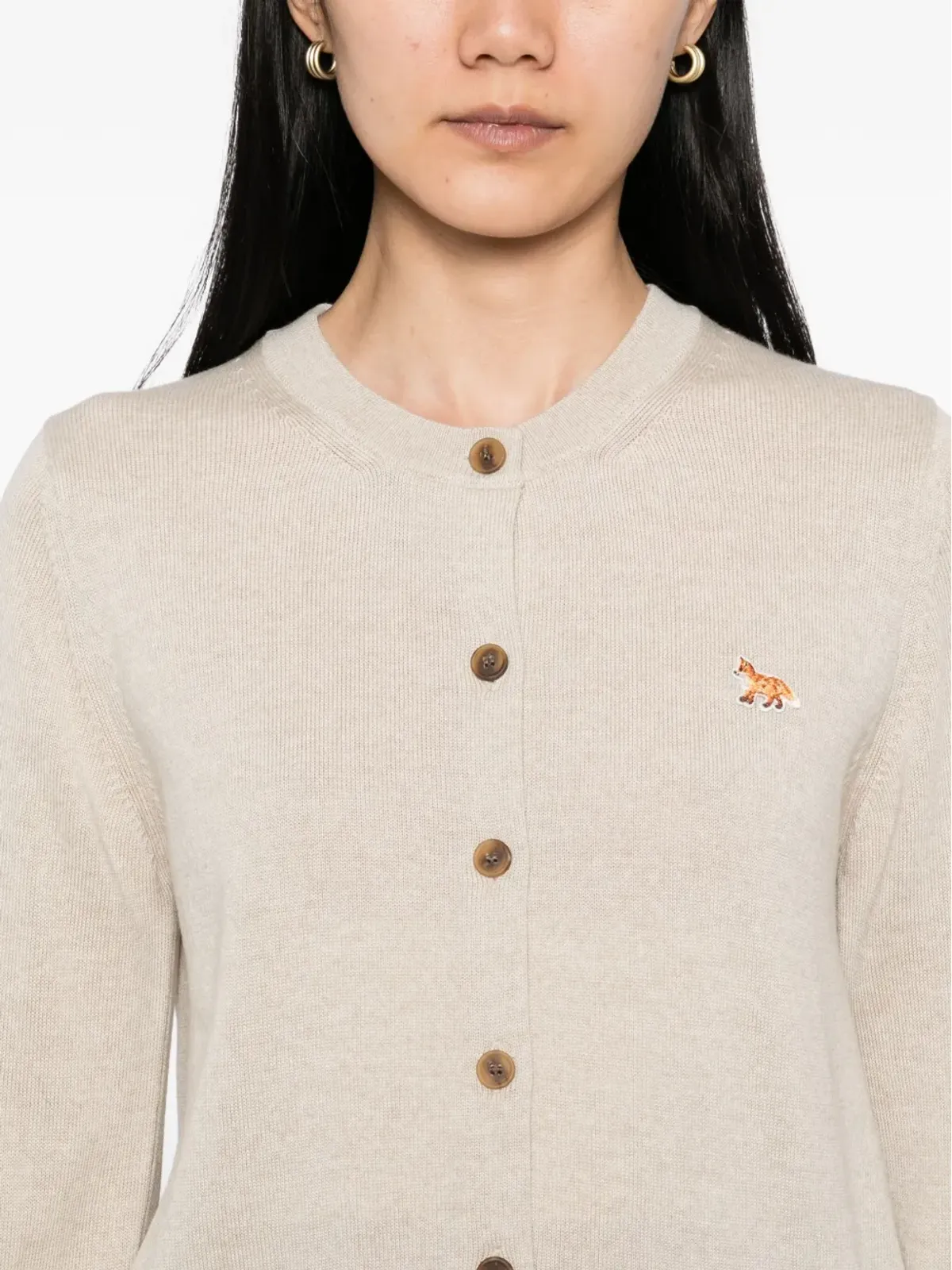Maison Kitsuné Baby Fox Patch cardigan - 画像5