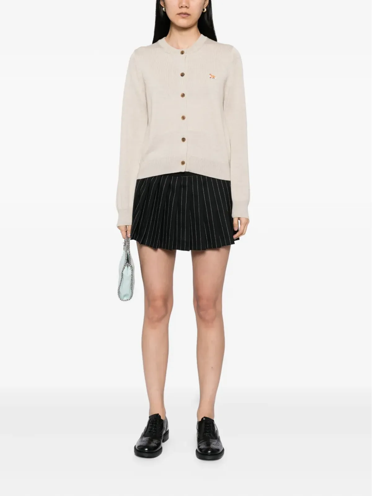 Maison Kitsuné Baby Fox Patch cardigan - 画像2